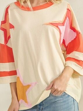 NWT Sage & Fig Star Top